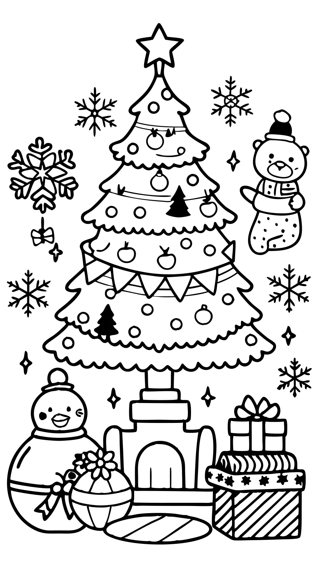 holiday coloring book pages